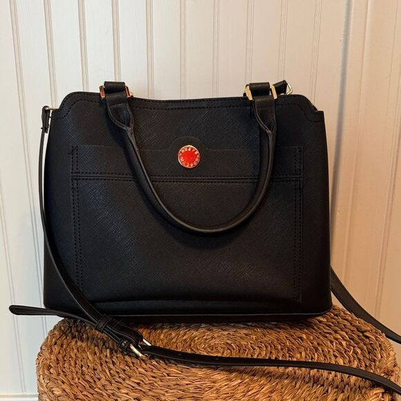 Steve Madden Elegant Black Handbag - Great Condition - Picture 2 of 10